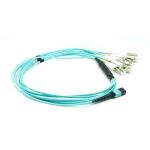 Mutilmode OM3 Breakout 12 Core MPO MTP Patch Cord