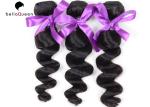 Loose Wave Natural Black Human Hair Full Lace Wigs No Shedding