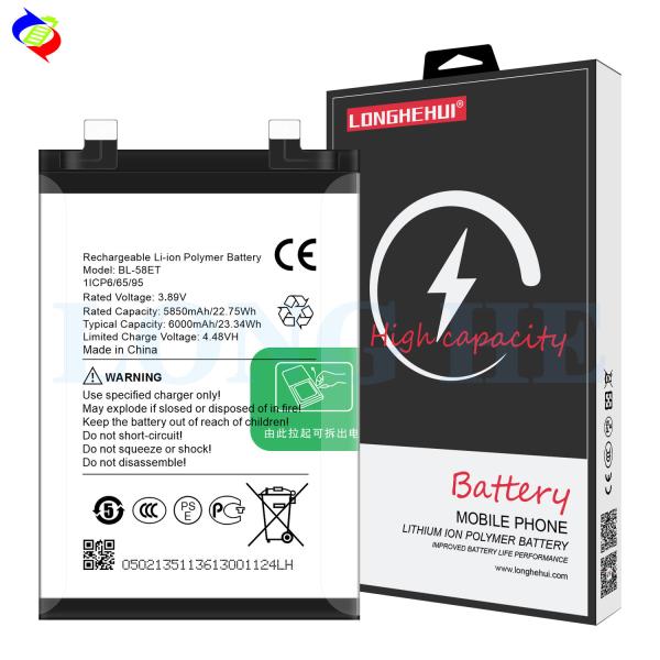BL-58ET 4.48V 6000mAh Li-Polymer Battery for Tecno Pova 5 Rechargeable and