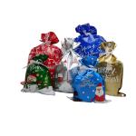 Christmas Santa Kids Plastic Drawstring Bag Cookie Candy Toys Goodies Packaging