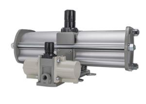 China 1.0mpa Air Source Treatment Unit Pneumatic Booster Regulator Valve Air Tank Accessories factory