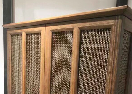 Ss304 Versatile Decorative Metal Mesh Copper Bronze Silver Color For Furniture