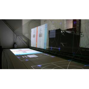 Large Size Holographic Reflection Film Virtual Projection for 3D Hologram Projector System