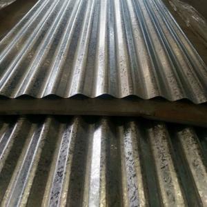 China DX51D Z100 Galvanized Iron Roofing Sheet Corrugated 6-12m Length factory