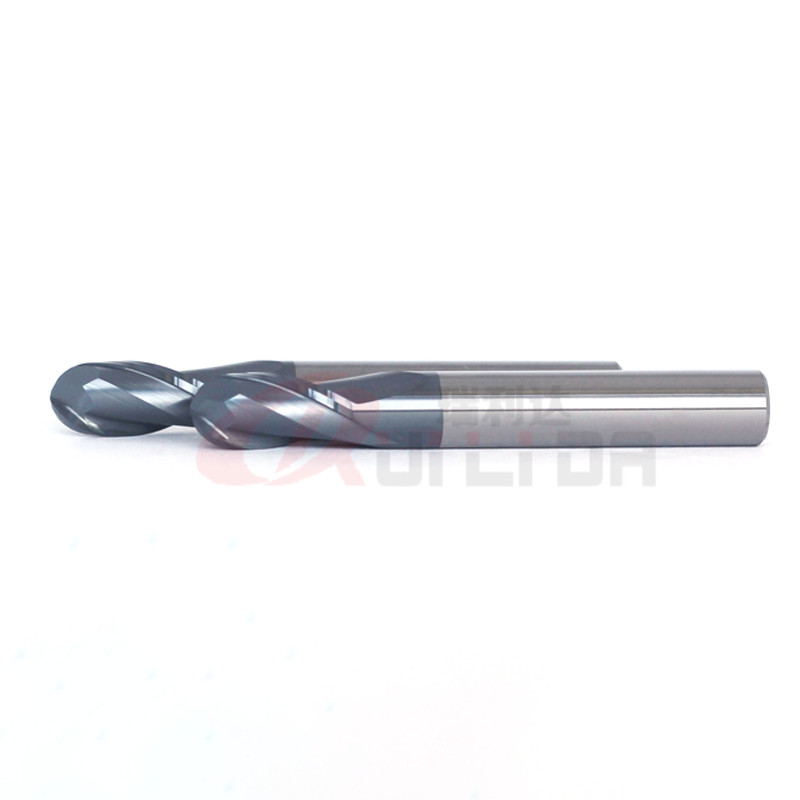3/8" 1/4" Ball Nose Carbide End Mill Cutter 8mm Ball Nose Cutter For Steel