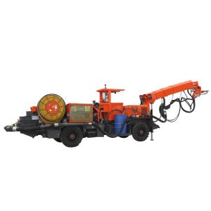 4TNV88 Diesel Engine Concrete Shotcrete Sprayer Machine With Telescopic Boom