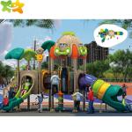 Anti UV Outdoor Plastic Playground Slide Children Play Toys For Backyard