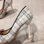 098880-25 Korean fashion pointed shallow mouth high heels bow is thin sexy