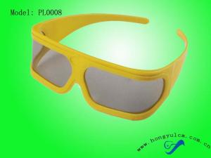 China 0.18mm Lenses Linear Polarized 3D Glasses Red Cyan / Green Magenta OEM factory