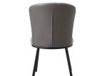 ISO9001 Minimalist Grey Family Cushioned Dining Chairs
