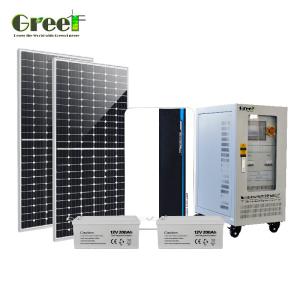 5KW 10kw On Grid Off Grid Solar Energy System With Storage Battery For Home Use