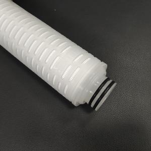 Microporous Polypropylene RO Industrial Pleated PP Water Filter Diameter 2.7" 1