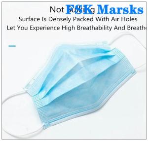 China Sterilized 3 Ply Surgical Face Mask Hypoallergenic Dental Masks Daily Protection factory