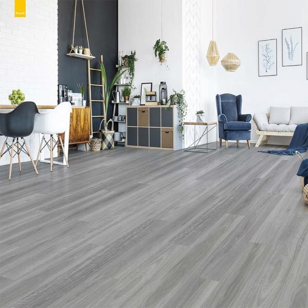 Wood Look Stone Plastic Composite Spc Vinyl Plank Flooring for Customer's