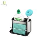 Single Tier Stainless Steel Kitchen Sink Caddy Shelf Drying Rack for Tidy