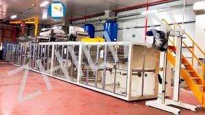China 450mm Width Training Pad Pet Pad Machine 200 m/min factory