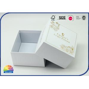 Separate Lid Pendant Package Paper Cardboard Square Box 4c Print