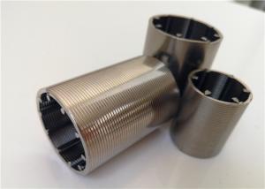 China AISI316 0.5mm Slot Johnson Wire Screen , Water Well Screen Pipe Large Open Area factory
