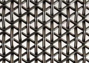 China Antique Crimped Brass 4m X 30m Decorative Wire Mesh For Buildings Facades And Walls factory