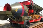 Construction Drum 750L 75m3/H Mobile Concrete Batching Plant