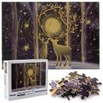 Large Cardboard Brain Teaser 1000 Pieces Jumbo Jigsaw Puzzles For Seniors