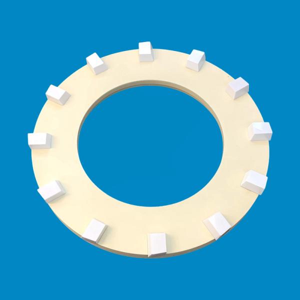 Al2O3 Alumina Ceramic Crusher Parts Accessories High Wear Resistance Crushing