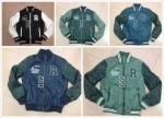 052 Men's pu fashion baseball jacket coat stock