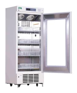 China 368L Real Forced Air Cooling Blood Storage Bank Refrigerator Freezer Frost Free USB Interface factory