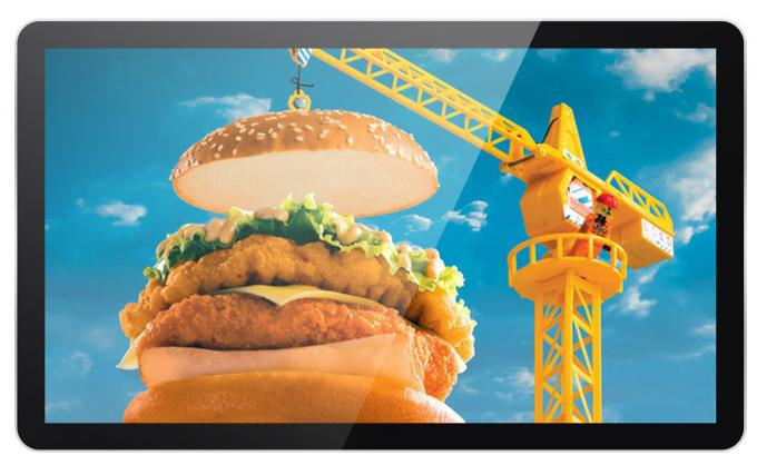 55'' Network Digital Menu Boards With High Brightness Samsung Lcd Screen