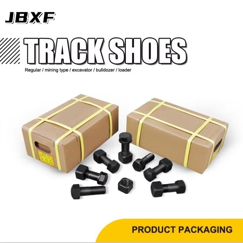 Excavator Bolts And Nuts For Volvo EC140LCM EC150 135-32-11211 79039445 Track Chain Shoe Bolts And Nuts