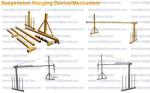 1000kg 7.5m Climbing Suspended Platform Building Cleaning Equipment