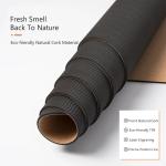 Natural Cork TPE Printed 4mm Non Slip Home Fitness Pad Gymnastics Pilates Yoga