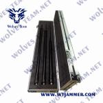 AC100-240V DC27V Metal Cell Phone Jammer 300W CDMA Aluminum Alloy
