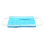 Non Woven 3 Ply Face Mask , Dust Proof Earloop Disposable Surgical Mask
