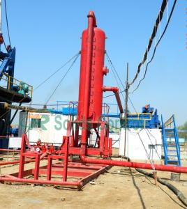 China Oilfield Drilling Solids Control Poor Boy Mud Gas Separator factory