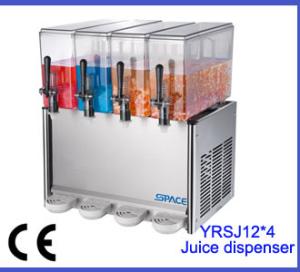 China Four Tanks Fresh Juice Dispenser Machine , Restaurant / Party Beverage Dispenser factory