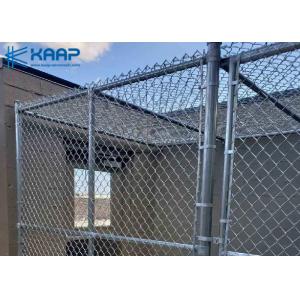 China PVC Coated Chain Link Mesh 1.9mm - 5.0mm Wire Diameter Portable Strong Structure factory