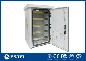China DIN Rail Outdoor Pole Mount Enclosure Three - Point Lock With Fan Cooling factory