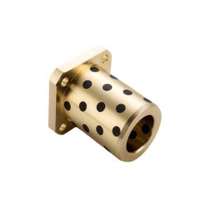 China Flange Graphite Impregnated Brass Bearings factory