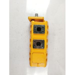 China CBGJ Series Hydraulic Gear Pump CBGJ2063+2063+2032R-(2+3)14T  Triple pump Aluminum Alloy and irion Materials Yellow color Hydraulic Oil Pump for Construction Machinery on sale