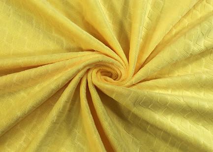 210GSM Soft 100% Polyester Embossed Pattern Micro Velvet Fabric For Home Textile