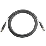 M12 Hybrid 4+4 Fine Circular Connector Ul20554 26awg*2p+Ab+20awg*4c Black Pur