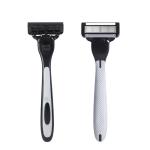 Wholesale Custom Logo New Four Blade Open Back Disposable Safety Razor for Men