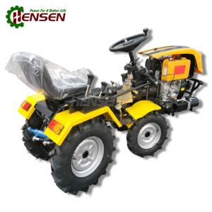 China OEM Diesel Engine Mini Tractor 12HP Small Farm Tractors With Seat And Reaper factory