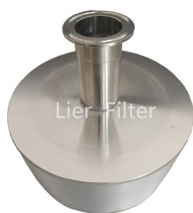China SS304 SS316 SS316L Durable Shaped Filter Perforated Metal Mesh Funnel Filter factory