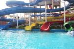 Long Raft Spiral Plastic Water Slide With 304 Stainless Steel Screw , 3 Persons