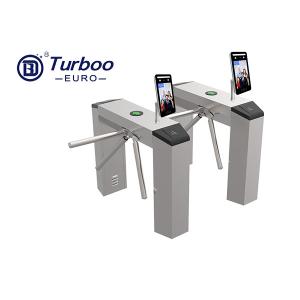 China Tripod Waist Height Turnstile Gate Mechanism SUS304 Ticketing System Turboo factory