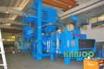 0.5m/Min Electric Roller Conveyor Shot Blasting Machine For Cleaning
