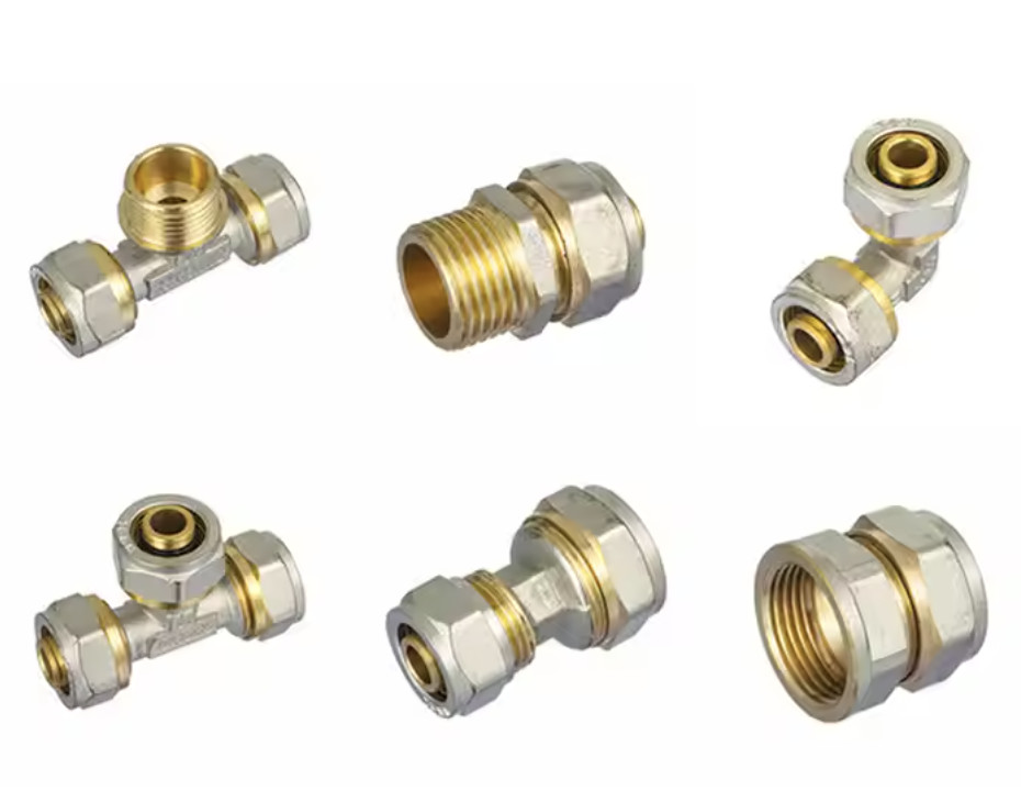 FORGE Brass 90 Degree Elbow Fitting Suitable Filter Ball Check Valve Body 4 Way Connector L Shape Brass Pipe Fitting