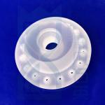 High Quality Polished Quartz Glass Tube Quartz Tube With Flange End